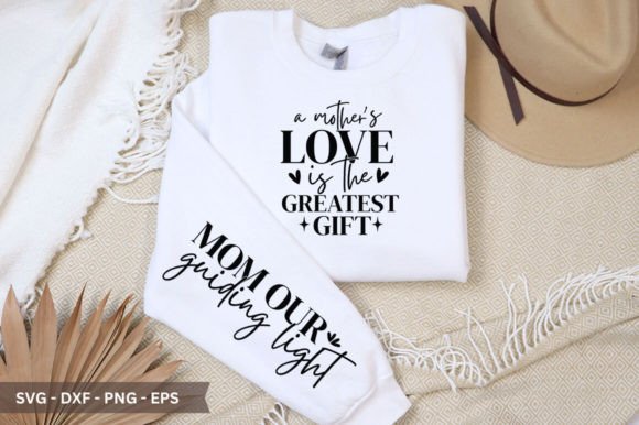 A Mother’s Love Sleeve SVG: A Heartfelt Graphic for Crafts and Merch
