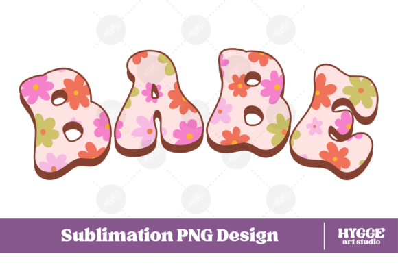 Babe Png Retro Flowers: A Versatile Freebie for Mother’s Day Marketing