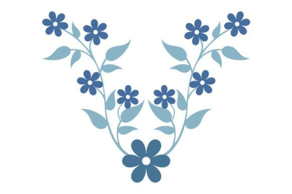 Blue Flowers for Cards Vectors: A Designer’s Perspective