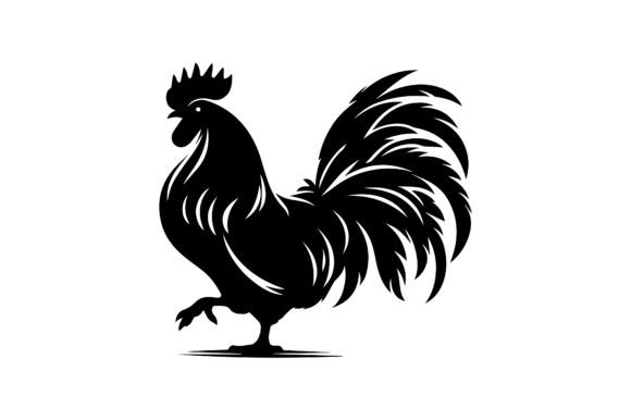Chicken Clipart Illustration for Small Business Branding and Packaging