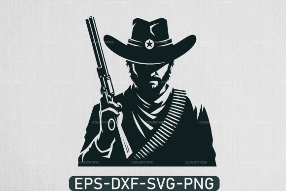 Cowboy, Rodeo, and Cowgirl SVG Designs for Crafts and Graphics