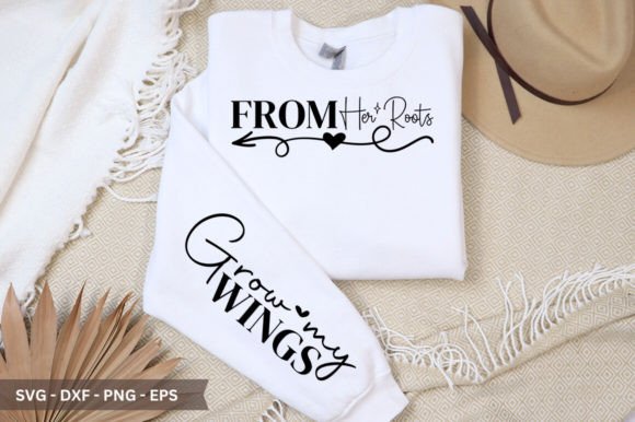 From Her Roots Sleeve SVG: A Versatile Graphic for Crafts and Graphics
