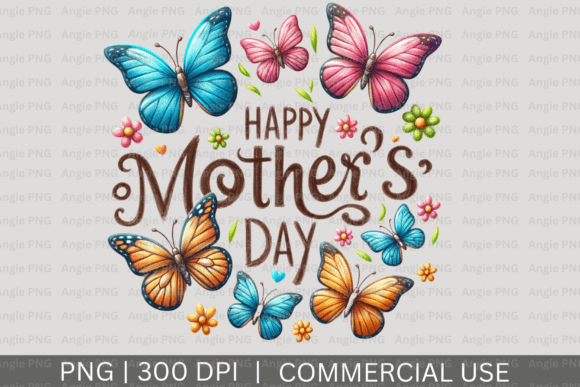 Happy Mother's Day PNG Clipart for Graphics and Crafts