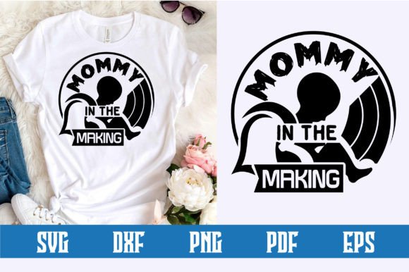 Mommy in the Making Svg Design: A Thoughtful Embroidery Addition