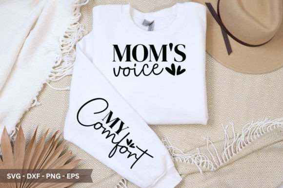 Mom’s Voice Sleeve SVG: A Heartfelt Graphic Design Asset for Crafts and Local Brands