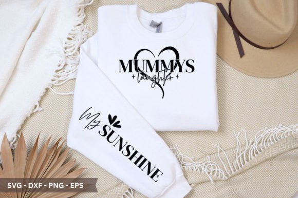 Mummy's Laughter Sleeve SVG: A Practical Graphic Design Asset for Crafts and Merch