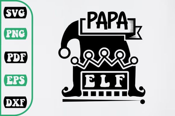 Papa Elf SVG Design: A Versatile Graphic Asset for Bloggers and Content Creators