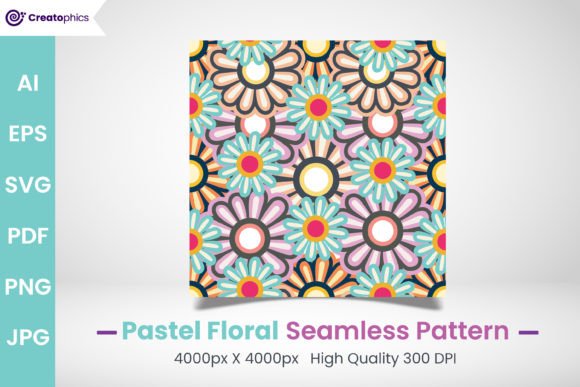 Pastel Seamless Floral Pattern Freebie: A Designerβs Take on This Graphic Asset