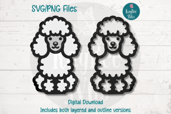 Poodle Dog Graphics: A Versatile Craft Asset for Creative Makers