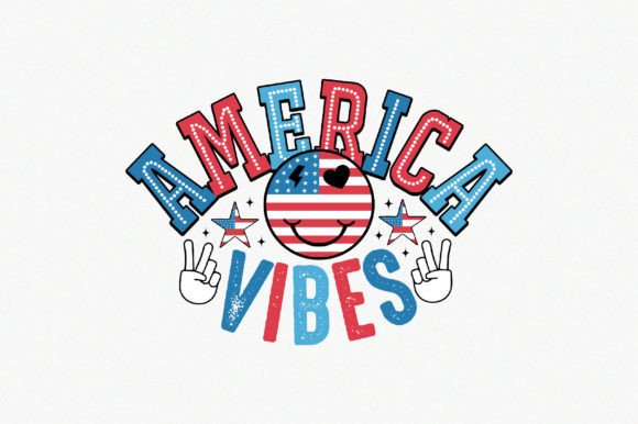 Retro America Vibes SVG: A Timeless Graphic for Craft Projects