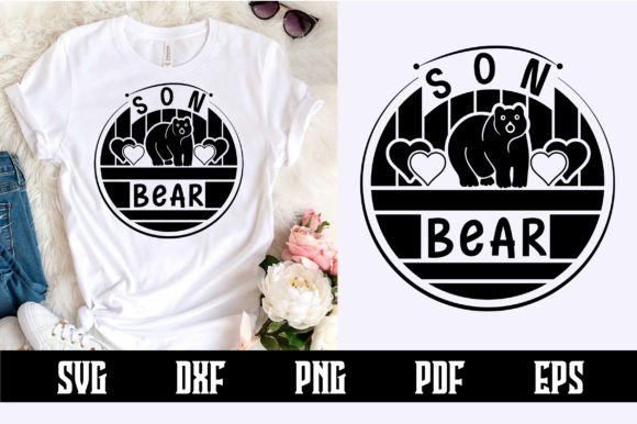 Son Bear Svg Design: A Versatile Graphic for Crafts and Creative Projects
